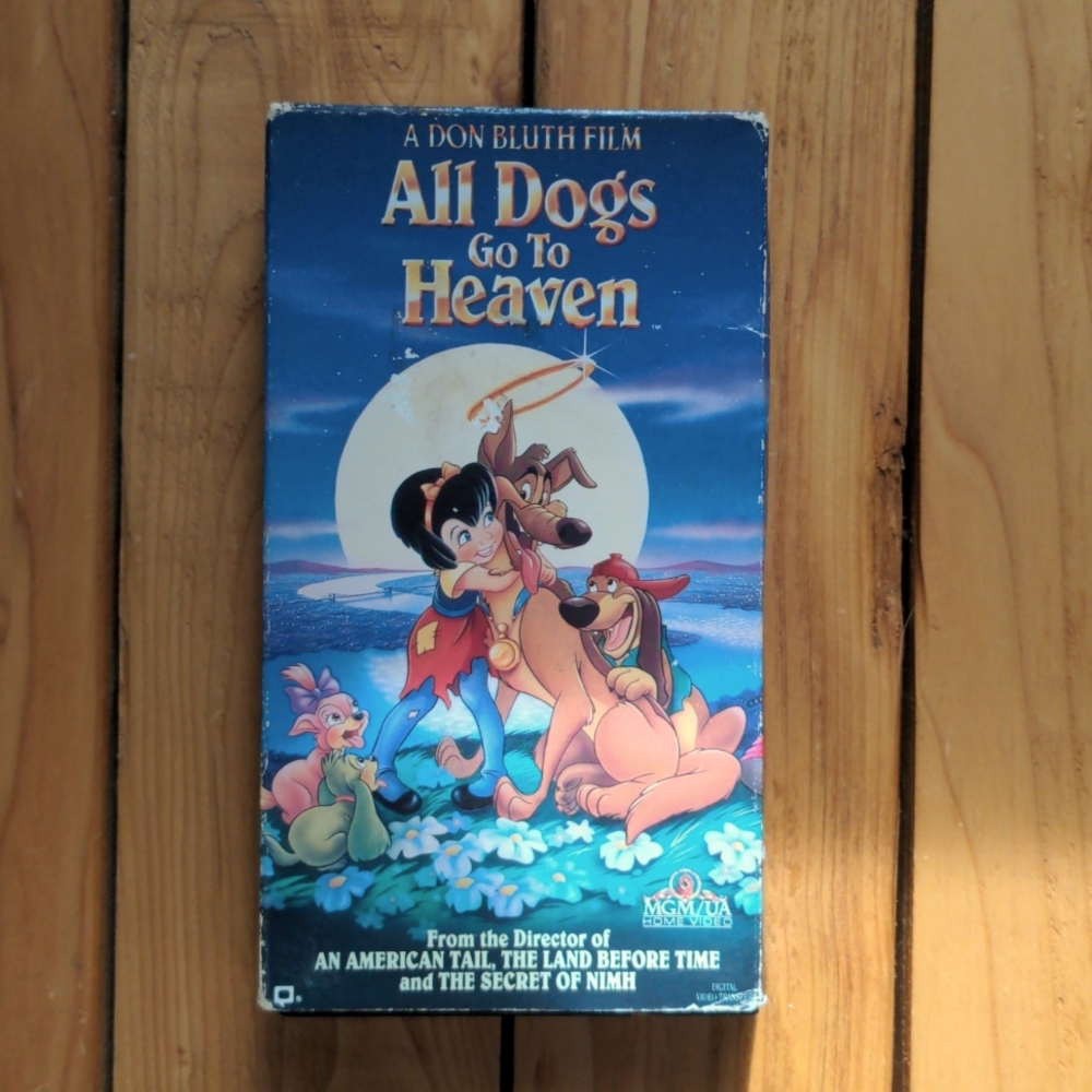 All dogs go to heaven VHS movie